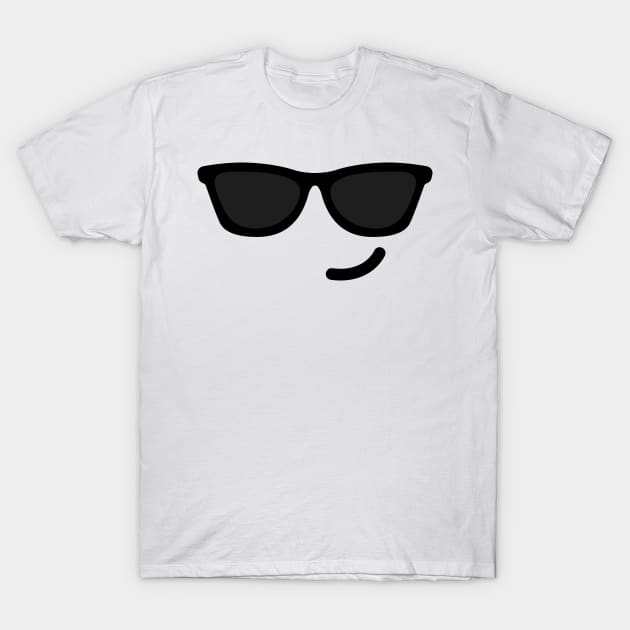 Emoji sunglasses T-Shirt by andytruong